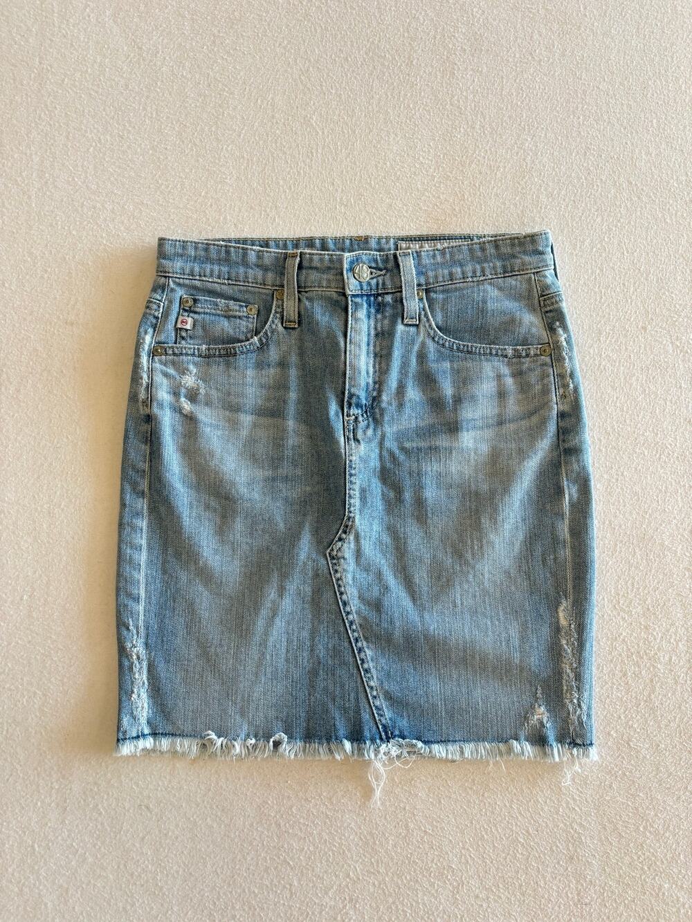 Adriano Goldschmied The Erin Pencil Blue Jean Denim Skirt Women’s Size 26